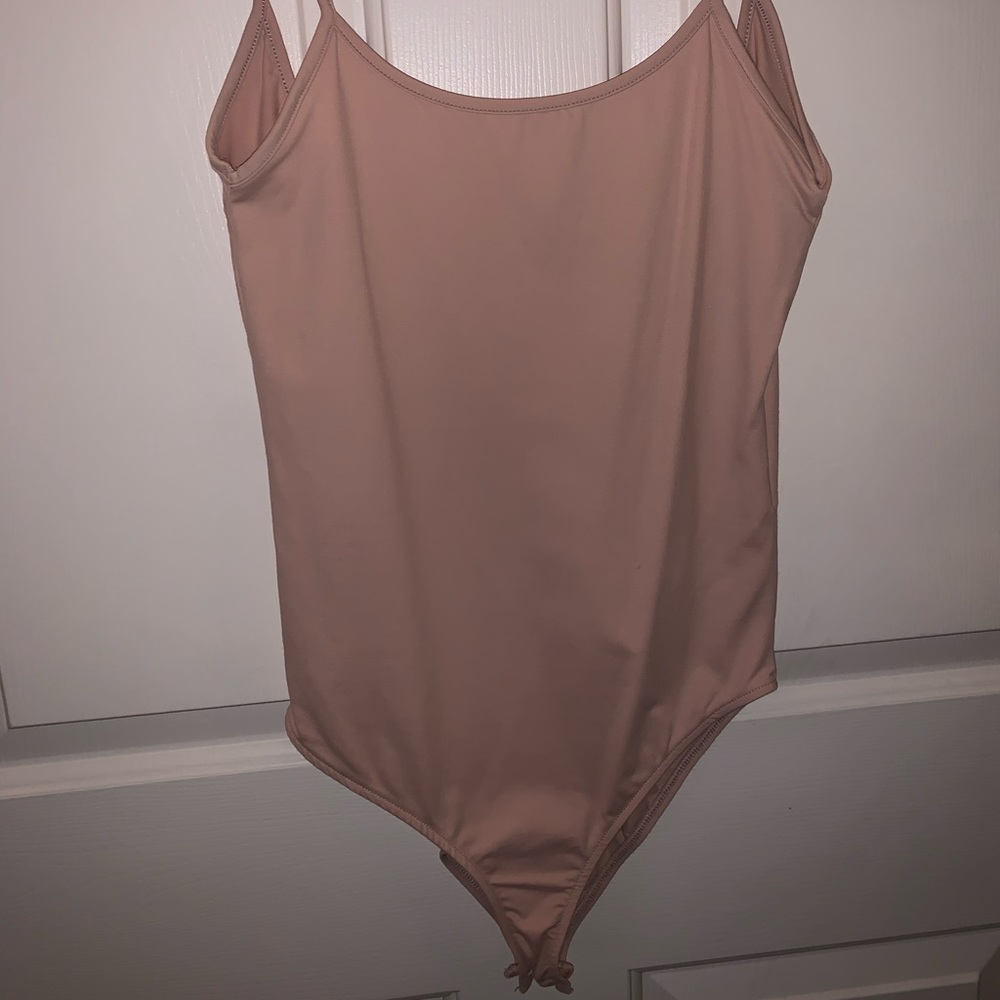 light pink Zara bodysuit